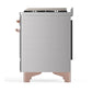 Ilve UM48FNR3SSP Ilve Um48Fnr3Ssp Majestic Iii 48 Inch Dual Fuel Range With 8 Burners And Griddle, Dual Function Burner Up To 25,000 Btu (Natural Gas, Triple Glass Door, Stainless Steel, Copper)