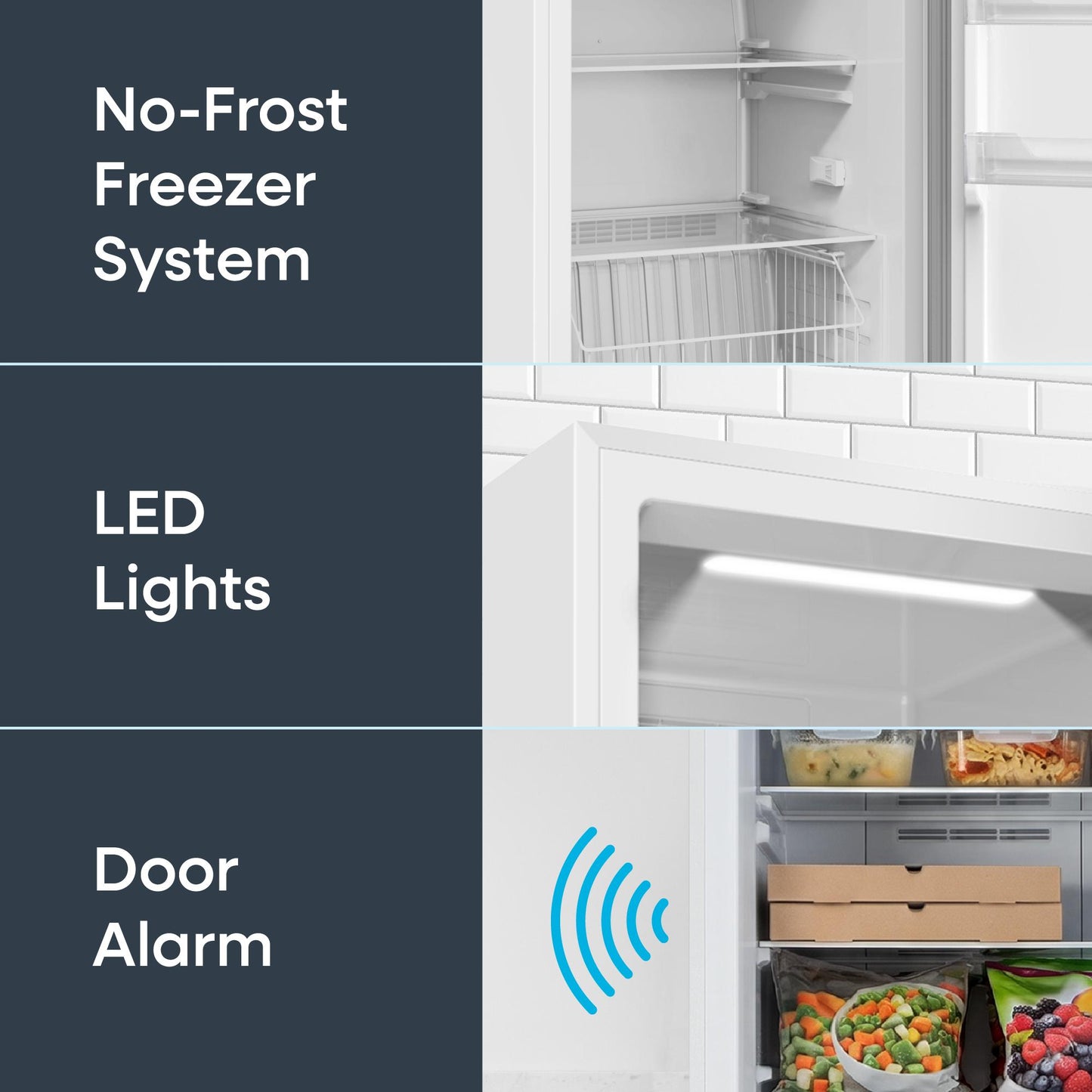 Element Appliance EXUF17CEEW Element 17.0 Cu. Ft. Upright Convertible Freezer / Refrigerator - White, Energy Star (Exuf17Ceew)