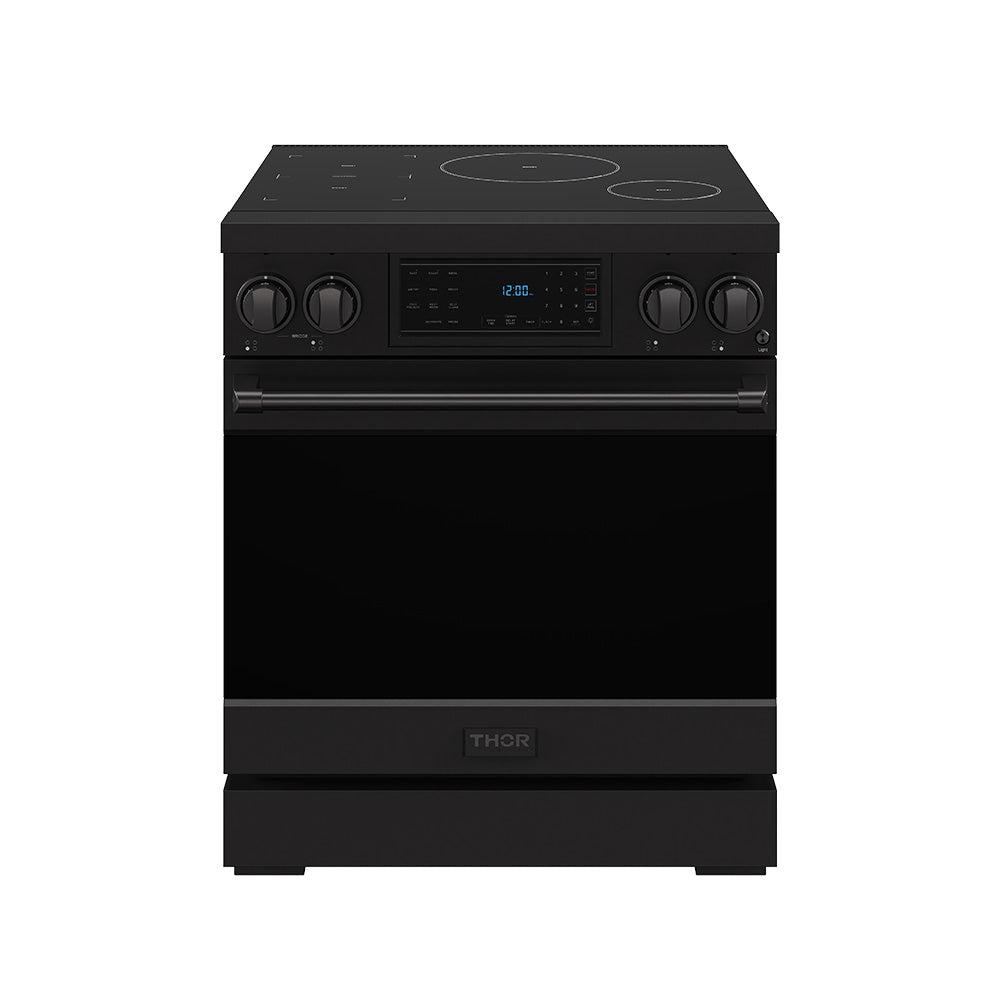 Thor Kitchen RSI30B 30 Inch Professional Induction Range With Tilt Panel Touch Control In Black Gordon Ramsay Series