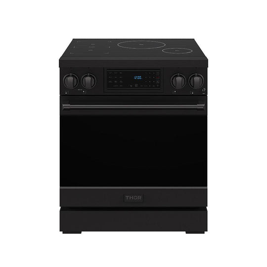 Thor Kitchen RSI30B 30 Inch Professional Induction Range With Tilt Panel Touch Control In Black Gordon Ramsay Series
