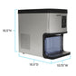 Avanti NIMDTS3326SIS Avanti Digital Nugget Ice Maker With Dispenser