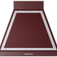 Ilve UANB30BUC Nostalgie 30 Inch Burgundy Wall Mount Convertible Range Hood