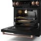 Thor Kitchen RSG30BRSG 30 Inch Professional Gas Range With Tilt Panel Touch Control In Matte Black/Rose Gold Gordon Ramsay Series - Rsg30B-Rsg