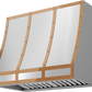Zephyr BKFT36APC Forte Hood Banding Kit, 36In, Polished Copper Finish