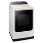 Samsung DVE55CG7500E 7.4 Cu. Ft. Smart Electric Dryer With Steam Sanitize+ In Ivory