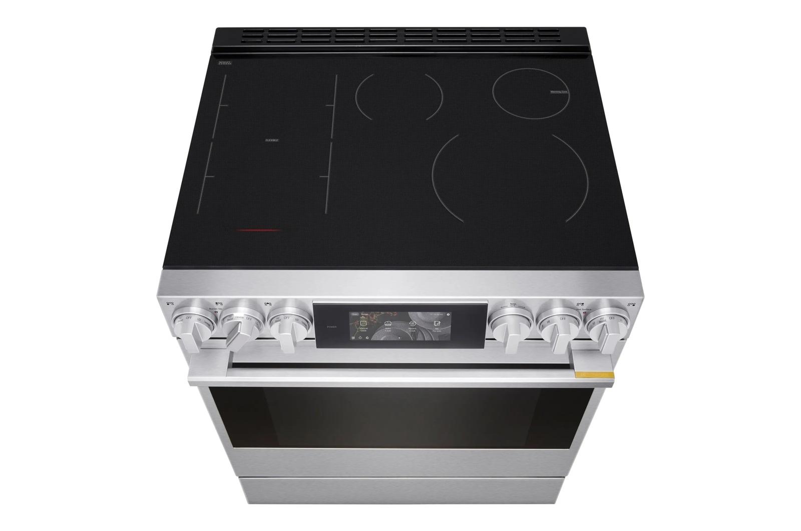 Lg LSIU6339XE Lg Signature 6.3 Cu. Ft. Smart Induction Slide-In Range With Dynamic Probake Convection®, Air Fry, Air Sous Vide, Pizza Mode And Ai Gourmet Camera