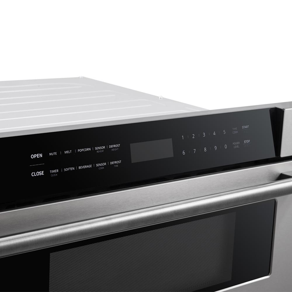 Forno FMWDR300030 Forno Capoliveri 30-Inch Microwave Drawer, Stainless Steel, 1.2 Cu.Ft, 1500 Watts, Built-In, Touch Control Lcd Display, Auto-Touch Open/Close, 11 Power Levels, Sensor Cooking