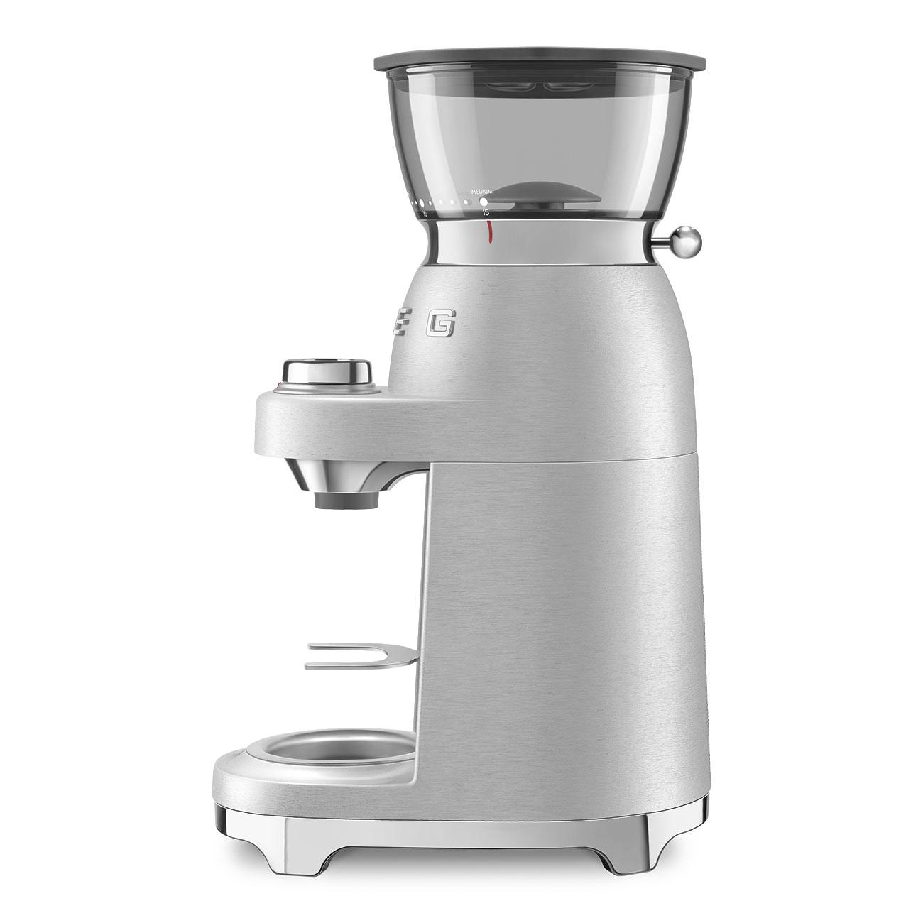 Smeg CGF02SSUS Coffee Grinder Aluminum Cgf02Ssus
