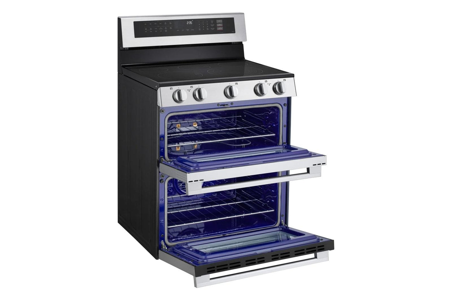 Lg LDEL7324YE 7.3 Cu. Ft. Smart Electric Double Oven Freestanding Range With Probake Convection®, Air Fry & Air Sous Vide