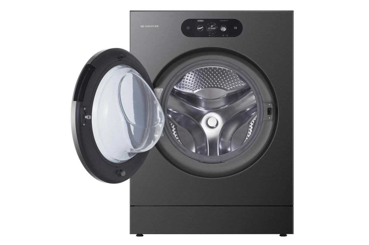 Lg WM9901HBA Lg Signature 5.8 Cu. Ft. Mega Capacity Smart Front Load Washer With Built-In Intelligence, Turbowash® 360(Degree), Ezdispense® And Touch Lcd Control