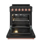 Thor Kitchen RSG30PBRSG 30 Inch Professional Gas With Precision Knob Control In Black/Rose Gold