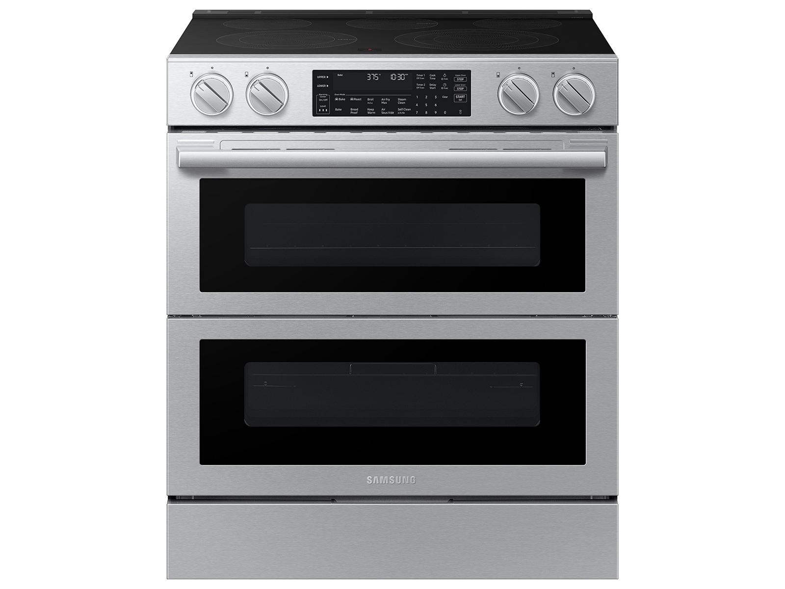 Samsung NSE90H63DRAA Bespoke Smart Slide-In Electric Range Flex Duo™ Oven Pro Style Design Dual True Convection
