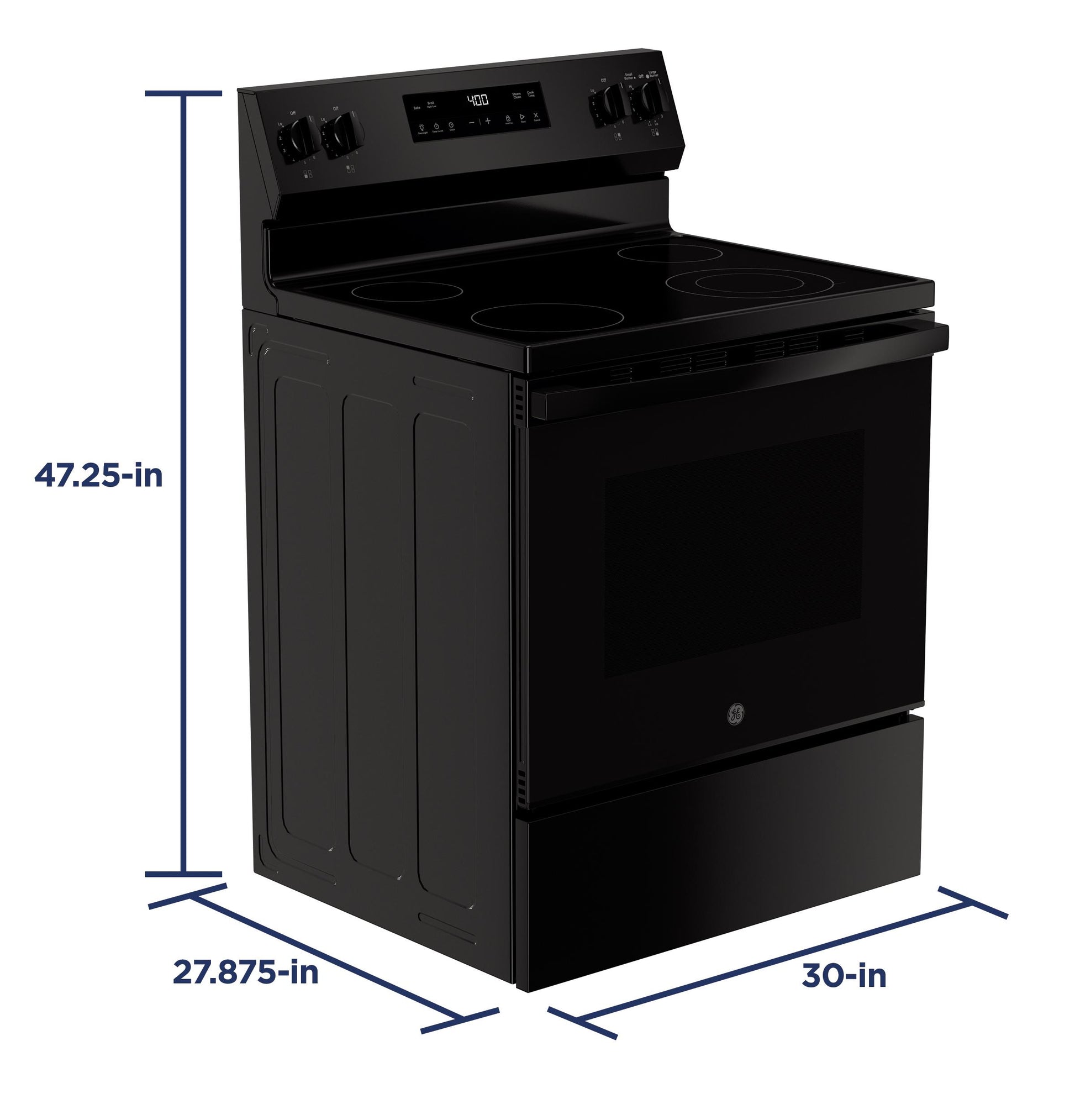 Ge Appliances GRF400SVBB Ge® 30" Free-Standing Electric Range