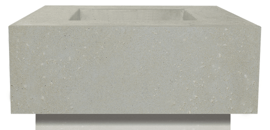 Xo Appliance XOFSQR3636LS Fire Square Table 36" X 36" Natural Gas Fired Gfrc Limestone