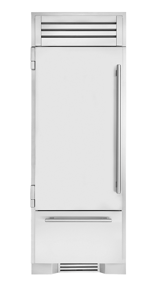 True Residential TR30RBFLSSA 30 Inch Solid Stainless Door Left Hinge Refrigerator With Bottom Freezer