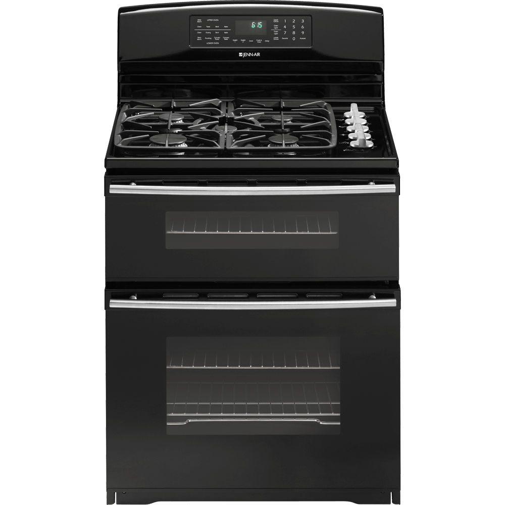 Jennair JDR8895BAB 30" Freestanding Dual-Fuel Double Oven Range With Convection Ranges Jenn-Air