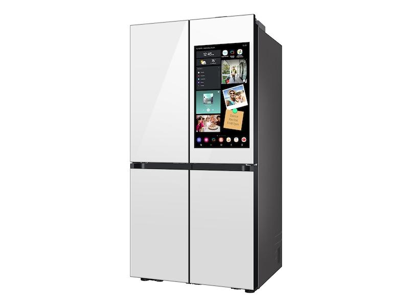 Samsung RF29DB990012 Bespoke 4-Door Flex&#8482; Refrigerator (29 Cu. Ft.) With Ai Family Hub+&#8482; And Ai Vision Inside&#8482; In White Glass