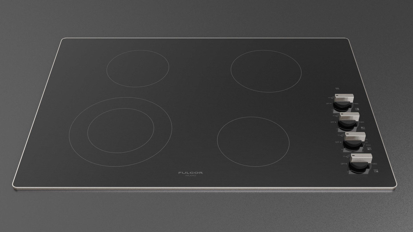 Fulgor Milano F3RK30S2 30" Radiant Cooktop With Knobs
