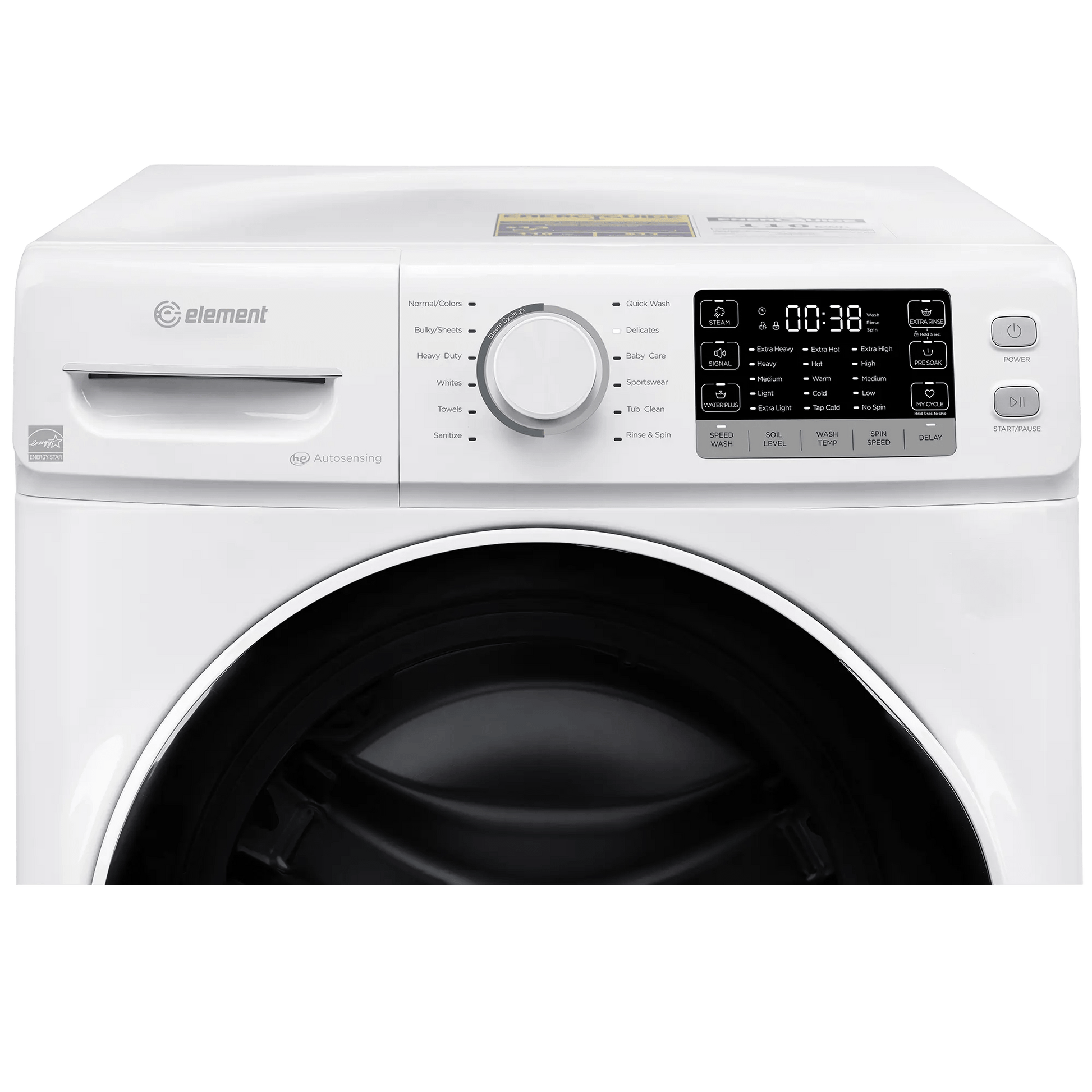 Element Appliance EFL4527BW Element 4.5 Cu. Ft. Front Load Washer - White (Efl4527Bw)