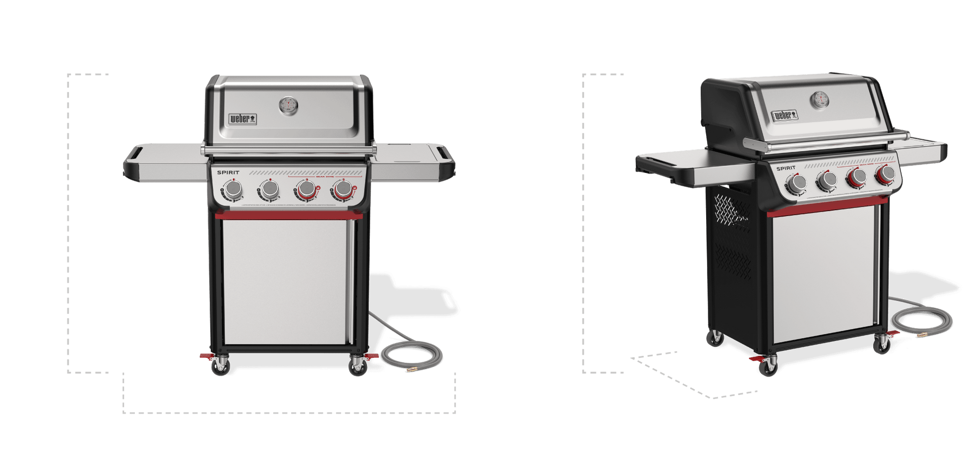Weber 1502223 Spirit® S-425C Gas Grill (Natural Gas) - Stainless Steel