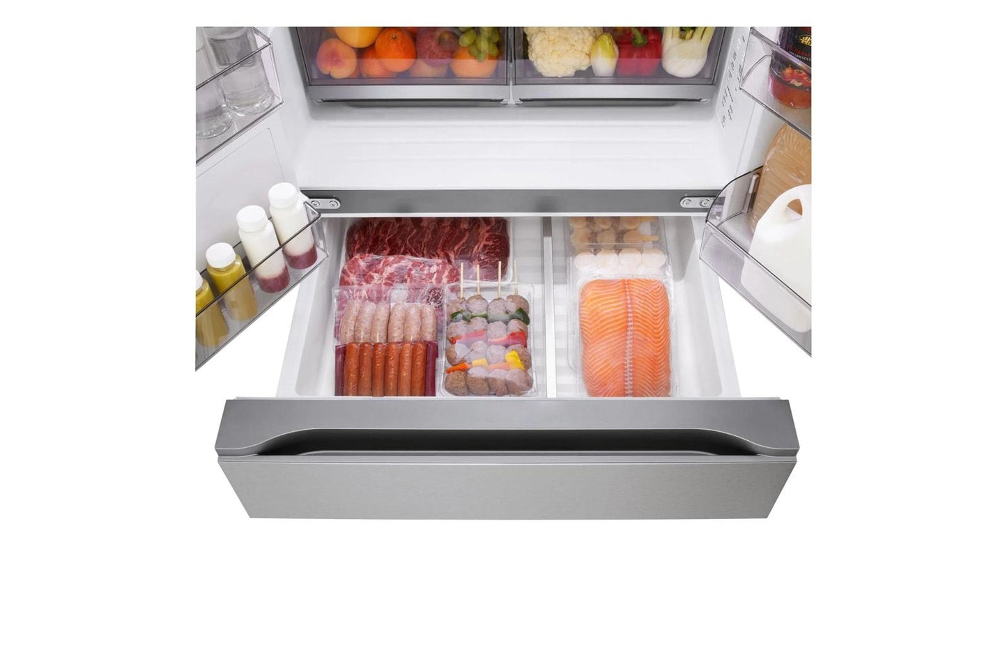 Lg LF29S9730S 29 Cu. Ft. Standard-Depth Max&#8482; 4-Door French Door Refrigerator With Mini Craft Ice&#8482; And Full-Convert Drawer&#8482;