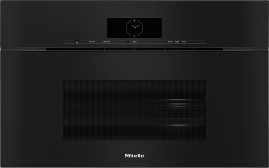Miele DGC7870XOB Dgc 7870X Obsidian Black - 30" Handleless Compact Combi-Steam Oven Xl For Steam Cooking, Baking, Roasting With Roast Probe + Menu Cooking.