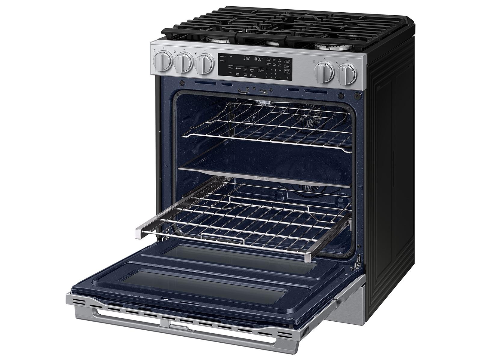 Samsung NSG90H60DRAA Bespoke Smart Slide-In Gas Range Flex Duo™ Oven Pro Style Design Dual True Convection