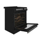 Forno FFSEL601230BLK Forno Leonardo Espresso 30-Inch Black Electric Range, True Convection, Energy Efficient