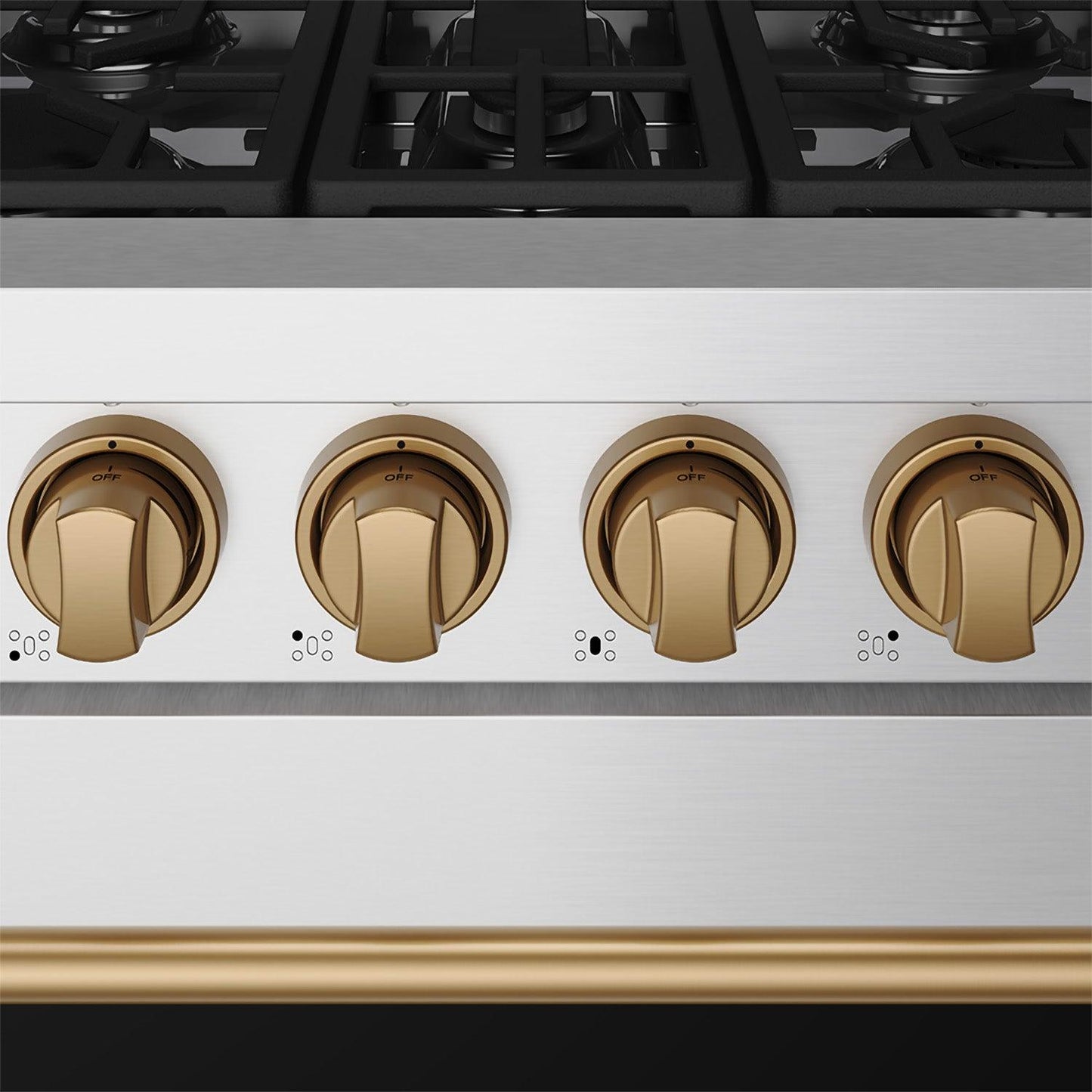 Thor Kitchen RSG30PLPBRZ 30 Inch Professional Liquid Propane With Precision Knob Control In Stainless Steel/Bronze