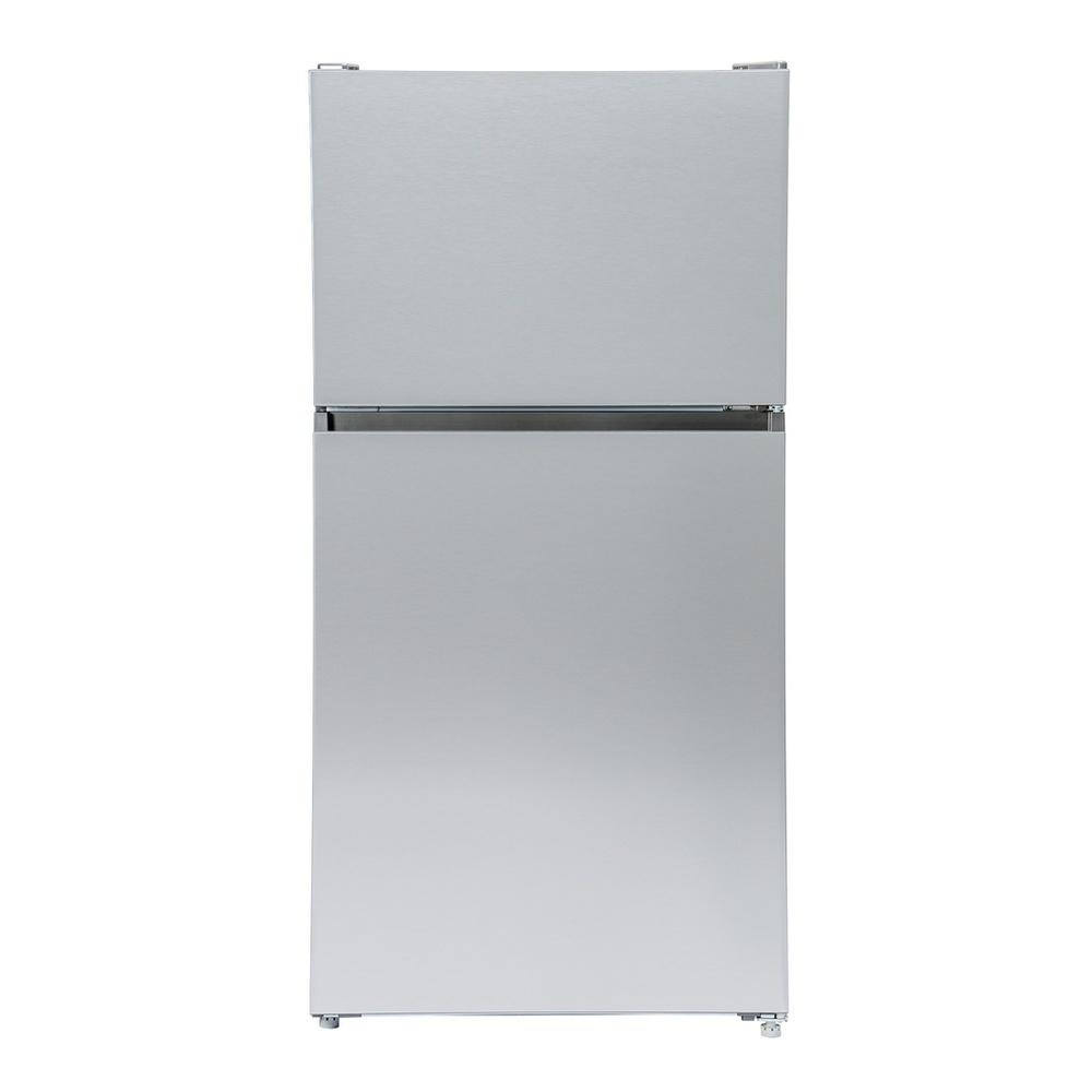 Verona VEFTF3324RSL Verona Veftf3324Rsl 33 Inch Top Freezer Refrigerator With 24 Cu. Ft. Total Capacity, Reversible Doors, Recessed Handle, Energy Star (Stainless Steel Look)