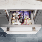 True Residential TUF24ROPC 24 Inch Overlay Panel Ready Right Hinge Undercounter Freezer