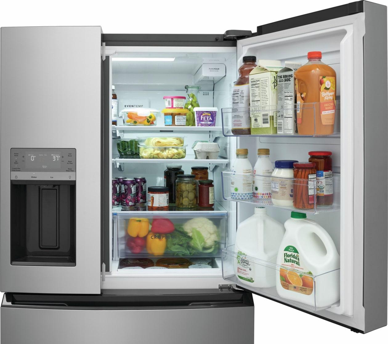 Frigidaire FRMS2733AV 26 Cu. Ft. Standard-Depth 4-Door French Door Refrigerator