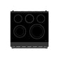 Thor Kitchen RSE30PB 30 Inch Professional Electric Range With Precision Knob Control In Black Gordon Ramsay Series