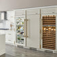 True Caliber TR36FRZLSSIMC 36 Inch Freezer Column - Door: Solid Stainless, Ice Maker: Yes - Stainless Steel Finish, Stainless Steel Hardware, Left Hinge