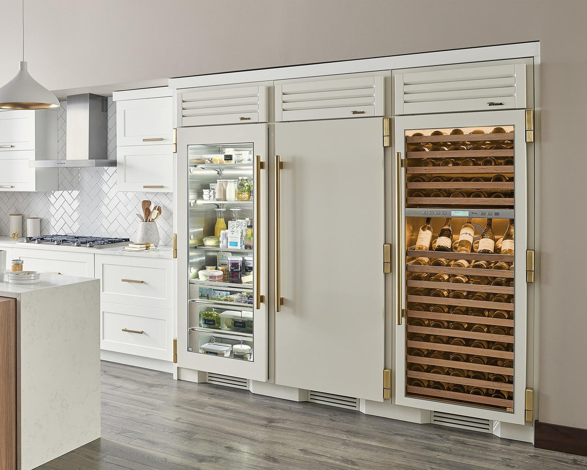 True Caliber TR24FRZLSSIMA 24 Inch Freezer Column - Door: Solid Stainless, Ice Maker: Yes - Stainless Steel Finish, Stainless Steel Hardware, Left Hinge