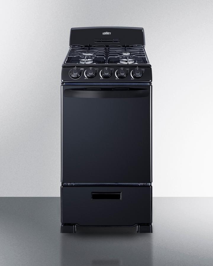 Summit RG201B 20" Wide Gas Range
