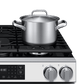 Samsung NSG80H60SW Bespoke Smart Slide-In Gas Range Pro Style Design Air Fry Max True Convection