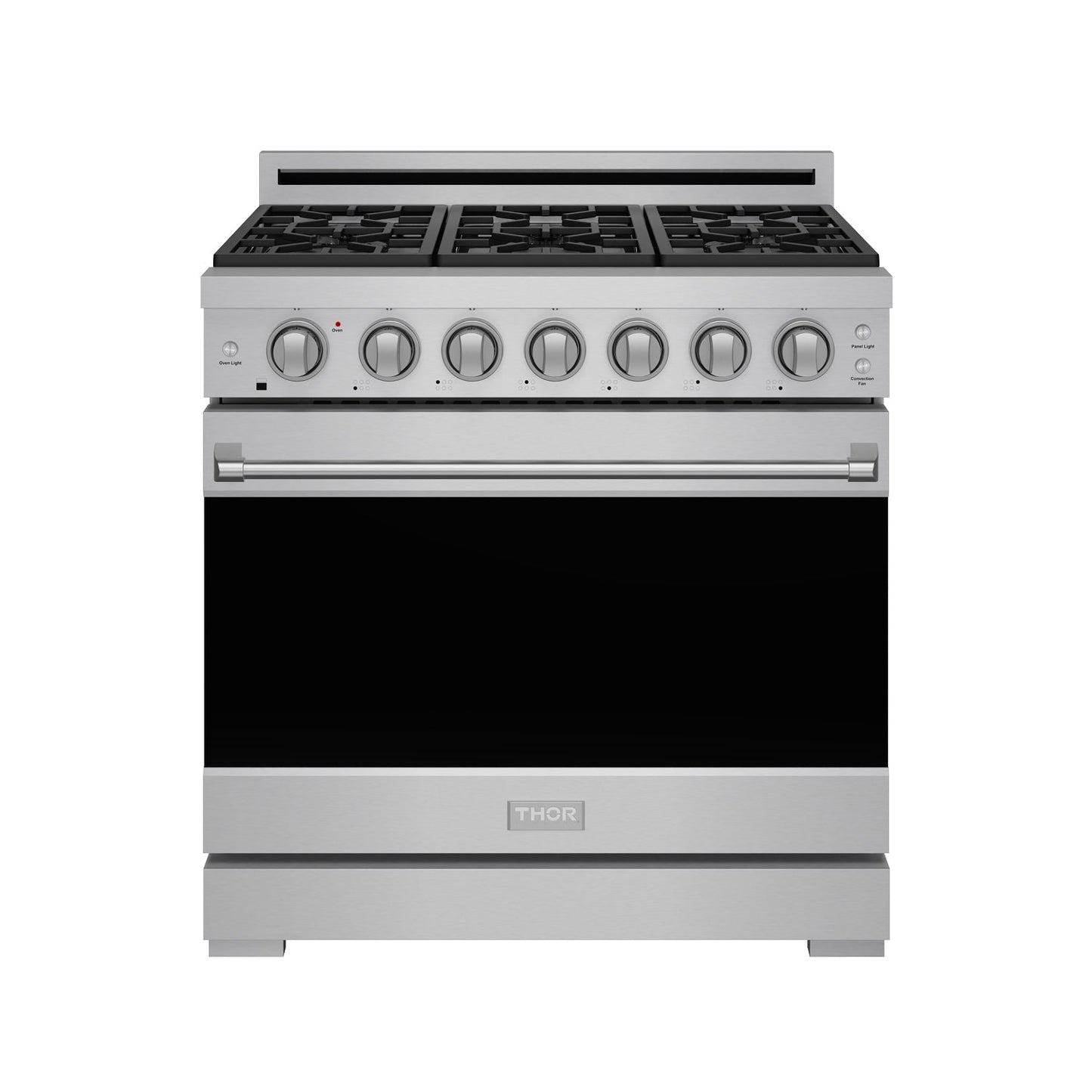 Thor Kitchen RSG36P 36 Inch Professional Gas Range With Precision Knob Control In Stainless Steel Gordon Ramsay Series