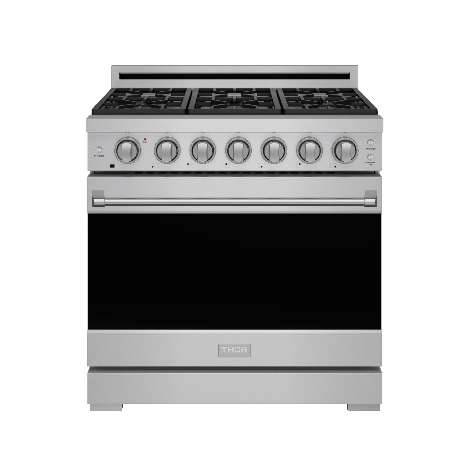 Thor Kitchen RSG36PLP 36 Inch Professional Liquid Propane Range With Precision Knob Control In Stainless Steel Gordon Ramsay Series