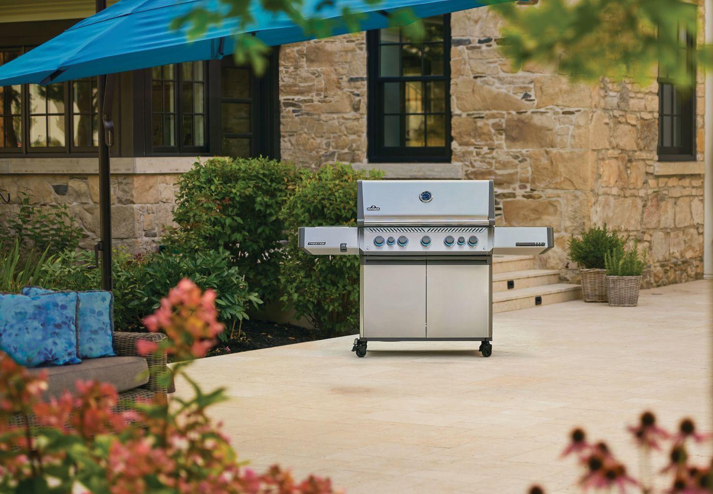 Napoleon Bbq P665VRSIBPSS Prestige 665 Rsib With Infrared Side And Rear Burner , Propane, Stainless Steel