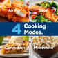 Ge Appliances GCST10A1WBB Ge® 1.0 Cu. Ft. Capacity Countertop Convection Microwave Oven With Air Fry