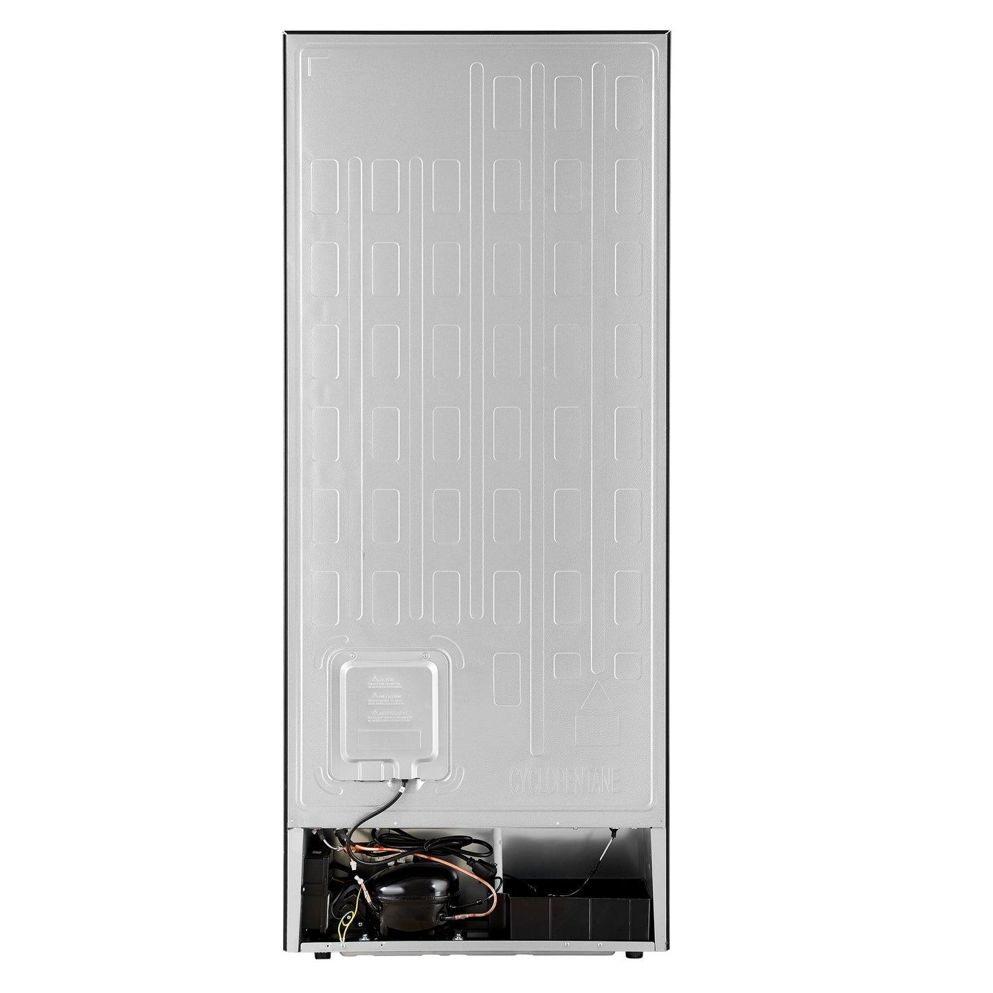 Forno FFFFD172228BLKLS Forno Maderno 28-Inch Convertible Upright Freezer/Refrigerator In Black With Antique Brass Handle, 13.6 Cu.Ft., Left Swing
