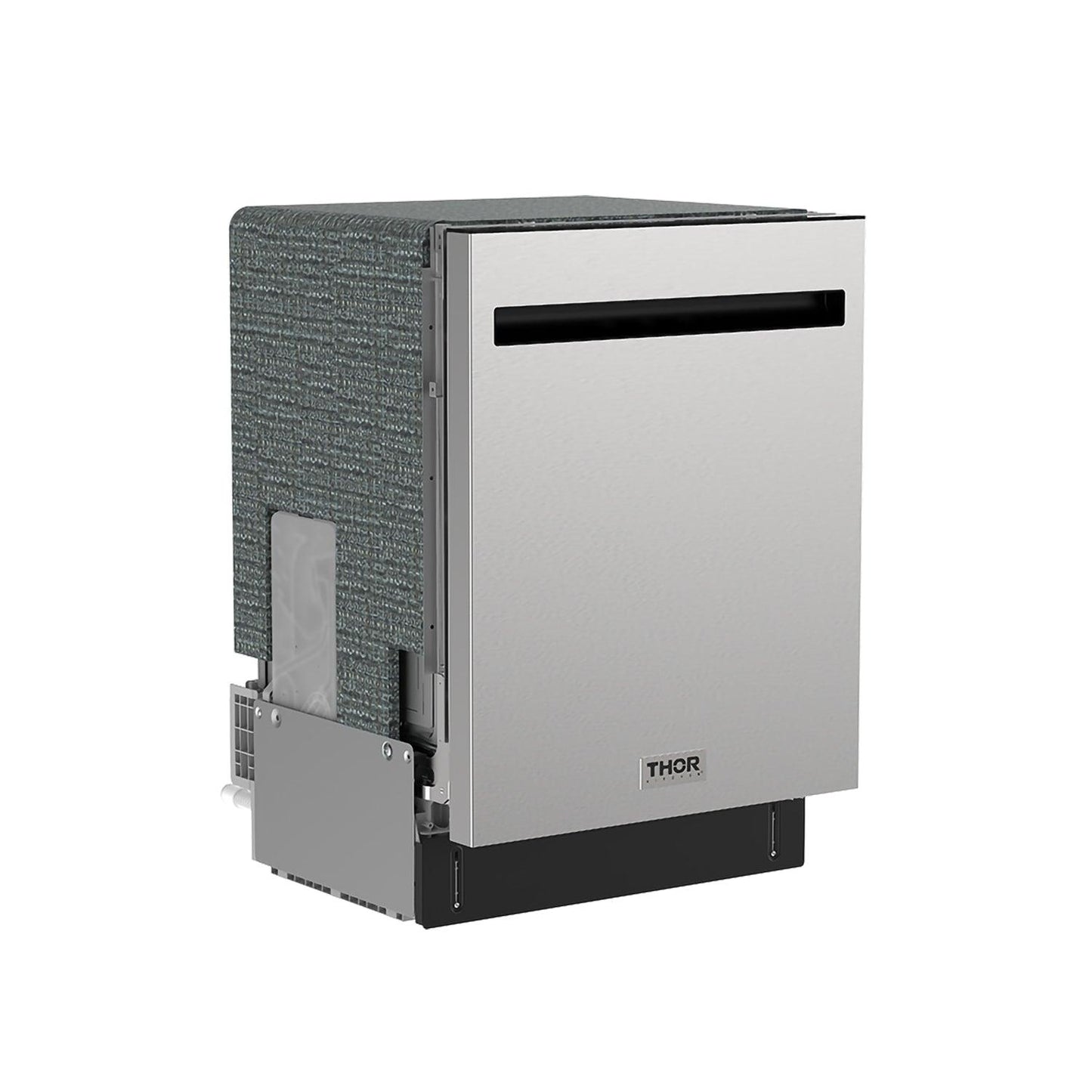 Thor Kitchen TDW24PT 24 Inch Built-In Top Control Dishwasher With Pocket Handle - Stainless Steel