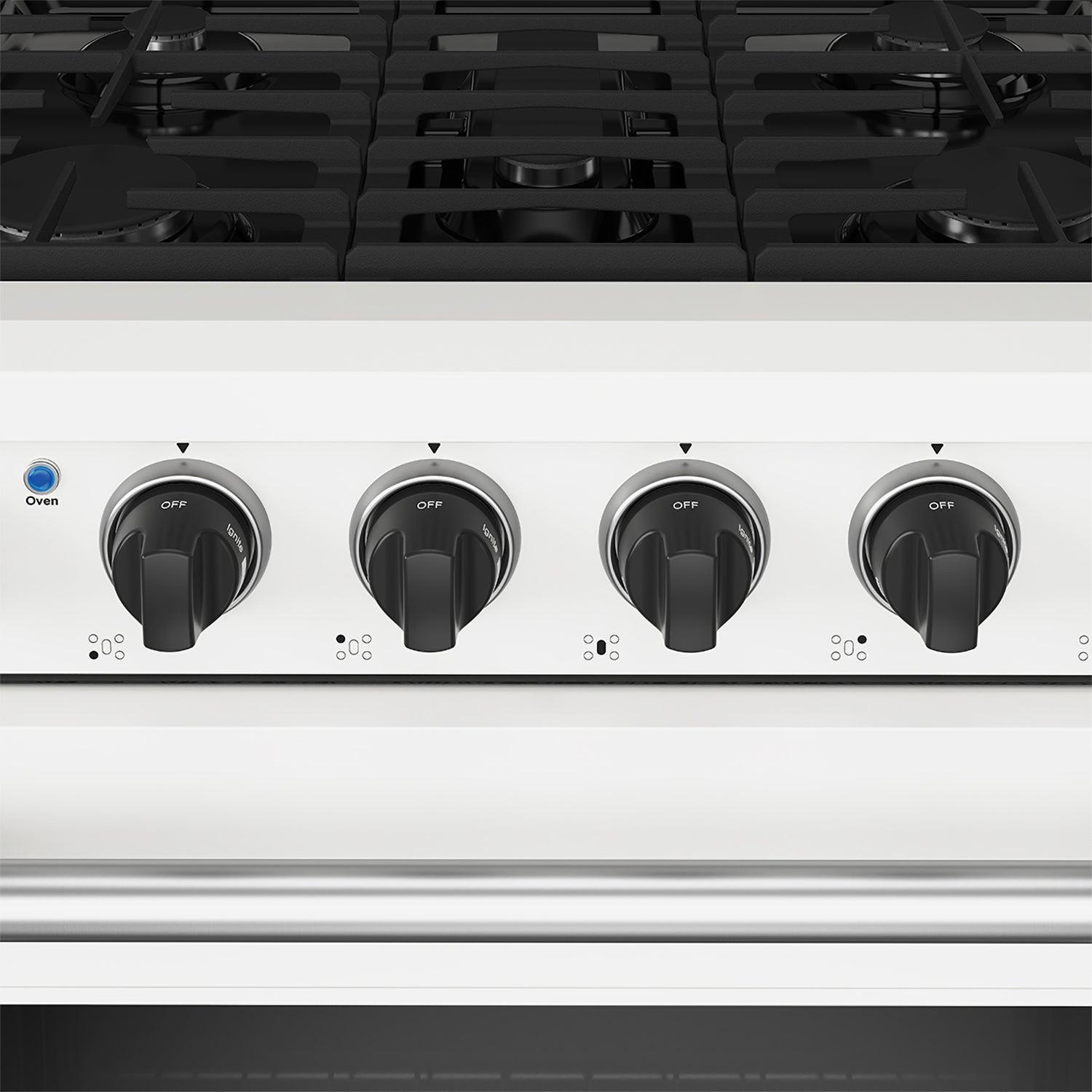 Thor Kitchen LRG3001UW 30 Inch Professional Gas Range In White