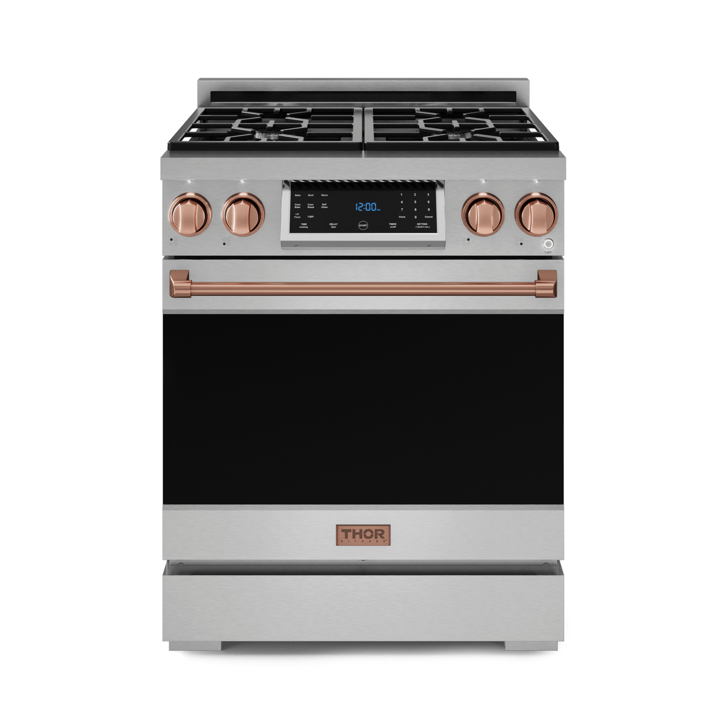 Thor Kitchen RSG30LPRSG 30 Inch Professional Lp Range With Tilt Panel Touch Control In Stainless Steel/Rose Gold Gordon Ramsay Series - Rsg30Lp-Rsg