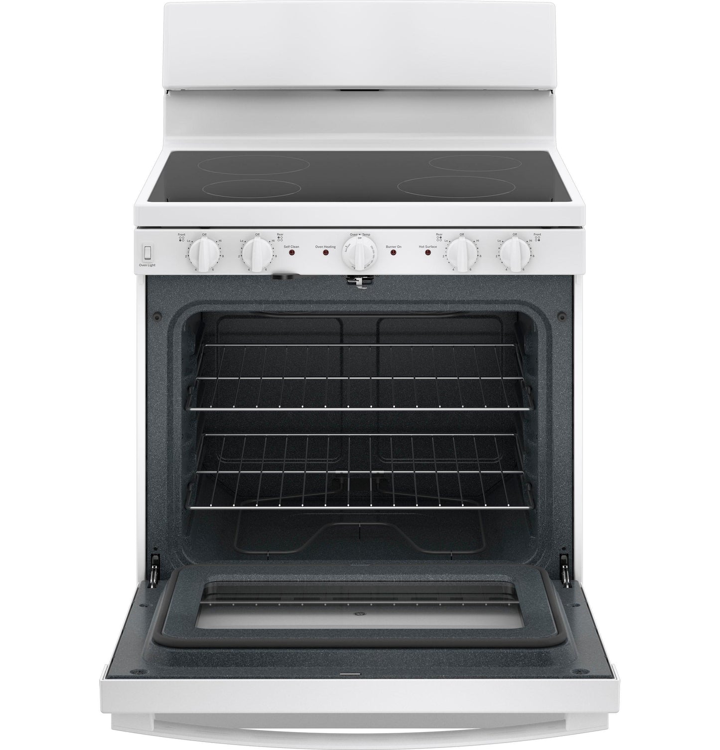 Ge Appliances JB480DYWW Ge® Energy Star® 30" Free-Standing Electric Radiant Smooth Cooktop Range