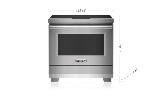 Wolf IR36550SP 36" Professional Induction Range
