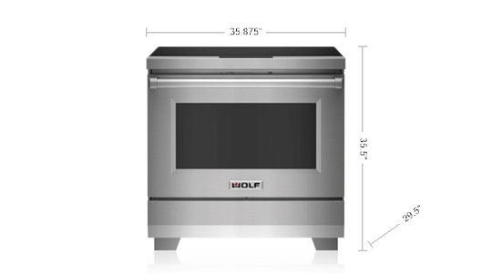 Wolf IR36550SP 36" Professional Induction Range