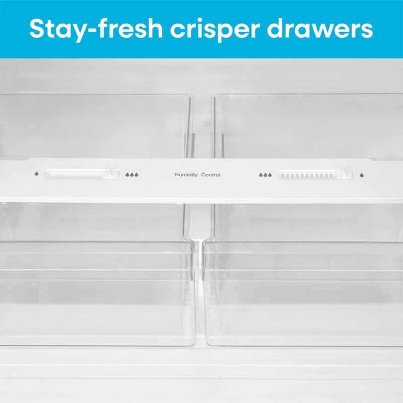 Element Appliance ERT18CSES Element 18.1 Cu. Ft. Top Freezer Refrigerator - Stainless Steel, Energy Star