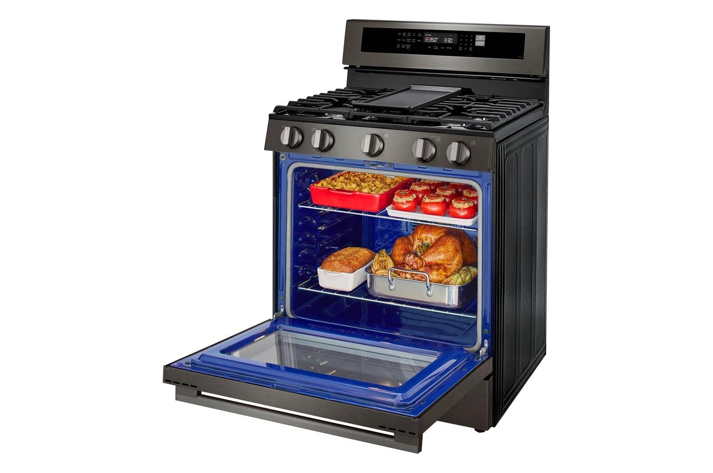 Lg LRGN6325Z 6.3 Cu. Ft. Smart Wi-Fi Enabled Probake Convection® Gas Range With Air Fry & Easyclean®